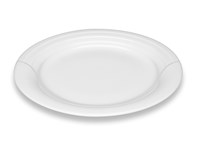 Assiette plate avec motif (33cm)  - 30 pc